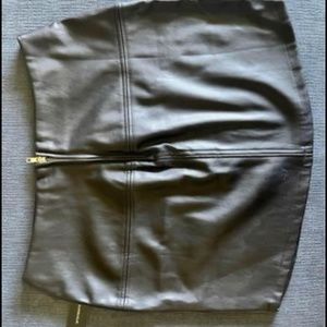 Lulus Leather Skirt